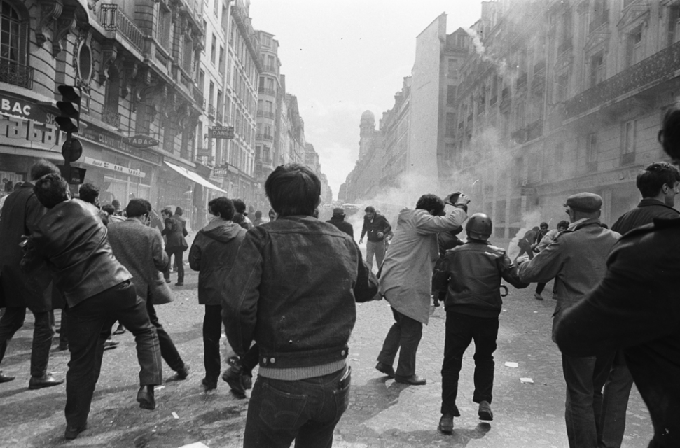 Gilles Caron, Manifestations, mai 1968 © Fondation Gilles Caron