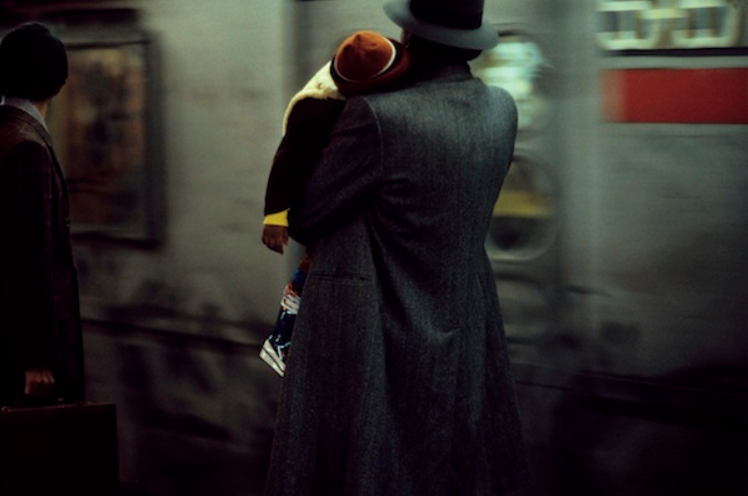 Father and child in the subway, 1984, archival pigment print, printed later © the artist and Gallery 51
