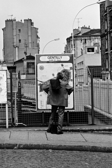 Station RER B, Gentilly, 28 avril 1990 © Atelier Robert Doisneau