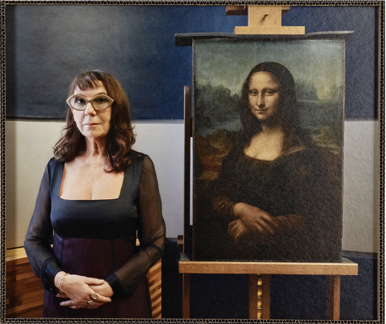Sophie Calle, Cale Mona Lisa (Wrong turn), 2023 (detail)