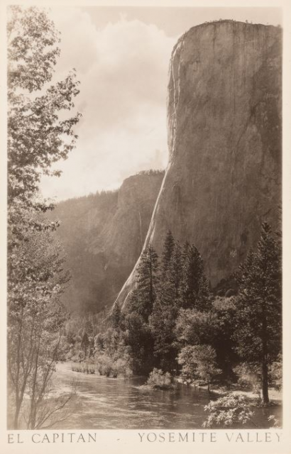 Ansel AdamsEl Capitan—Yosemite Valley, postcard, undated© The Ansel Adams Publishing Rights Trustcollection of Rebecca Senf