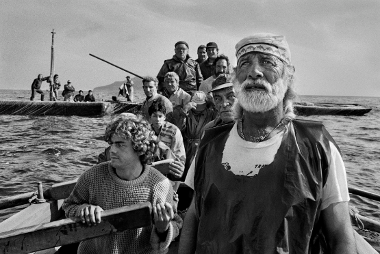 SEBASTIÃO SALGADO,  Tuna Fishing, Trapani,  Sicily, Italy, 1991 - Courtesy of the artist and