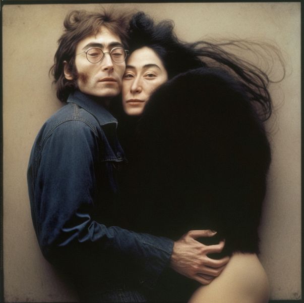 Brodbeck & de Barbuat, Study after Annie Leibovitz, John Lennon and Yoko Ono, 1980 - 2022 | 2022 - Courtesy of the artist and Paris-B.