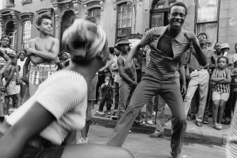 Chester Higgins (b. 1946) Harlem Block Party, 1973 - Courtesy of the artist and Bruce Silverstein Gallery.