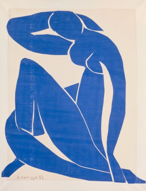 Henri Matisse, "Nu bleu II", 1952. Service de la documentation photographique du MNAM - Centre Pompidou, MNAM-CCI