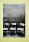 Chairs, Confinement in Berlin, 2020 Chromogenic print mounted to yellow Kartei-Karton, 24,5 x 30