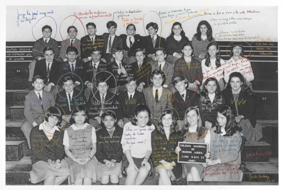 Marcelo Brodsky, 1st year, 6th division, Class Photo 1967 - Courtesy of the artist and Rolf Art.