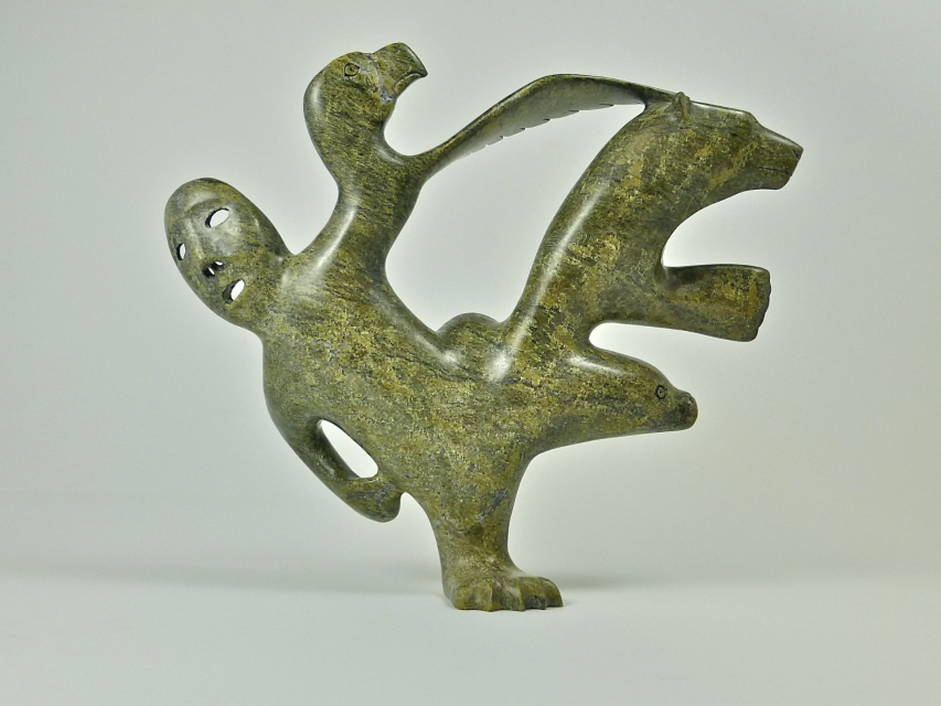 Ashevak Adla, 2009, Collection Claude Baud et Michel Jacot @ WBEC, Kinngait, Nunavut