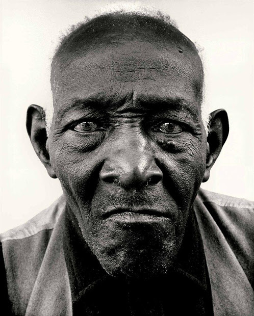 Richard Avedon,  William Casby, born in slavery, Algiers, Louisiana, march 4, 1963 Vintage gelatin Silver Print  image 6X6 1/4 inches paper 14x11 inches Photograph by Richard Avedon © The Richard Avedon Foundation
