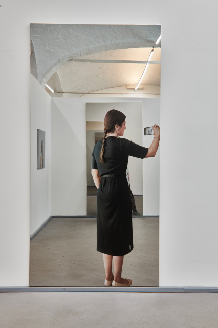 Michelangelo Pistoletto, QR Code Possession – Self-portrait, 2019 - Courtesy of the artist and Galerie Tanit Munich.