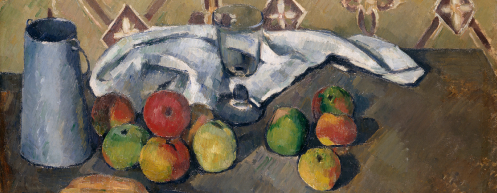 Paul Cézanne, "Fruits, serviette et boîte à lait", vers 1880. Musée de l'Orangerie © RMN-Grand Palais (Musée de l'Orangerie)