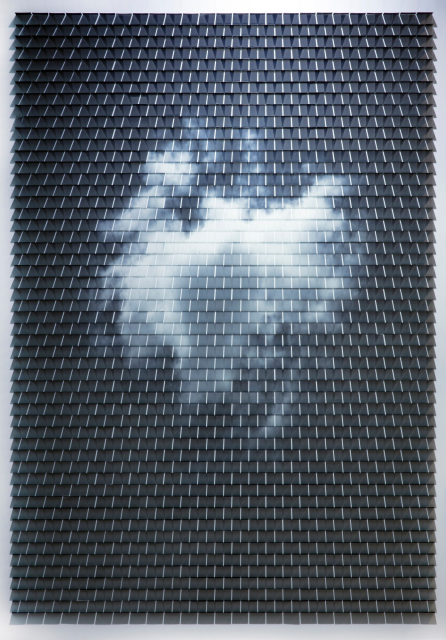 Wang Ningde Polarized Cloud No. 4, 2017 Transparency film, acrylic, honeycomb aluminum board 78 x 54 1/2 inches
