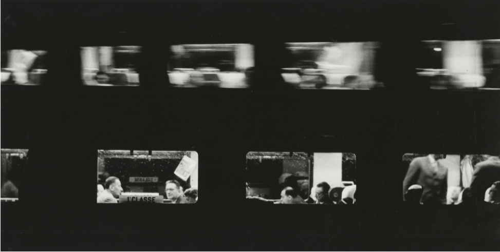 Treini (trains), 1957 - Sante Vittorio Malli - Courtesy Howard Greenberg Gallery