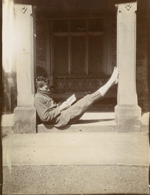 Photographe amateur. États-Unis, vers 1900. Aristotype. 11,9 x 8 cm