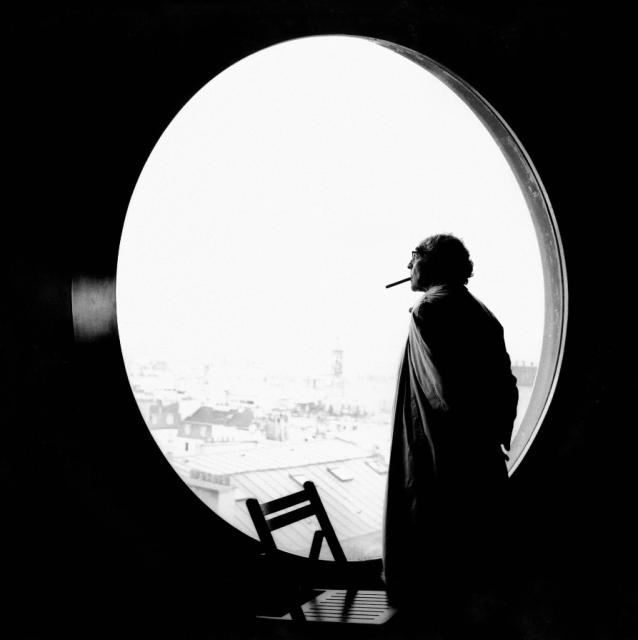 Octobre 1998, Paris. Godard dans l'œil de Libé. Richard Dumas-VU'.