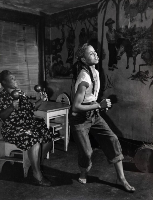 Berenice Abbott (American, 1898-1991), &quot;Dancer, Macdougal St. Greenwich Village&quot;, c. 1930. David Hall Collection.