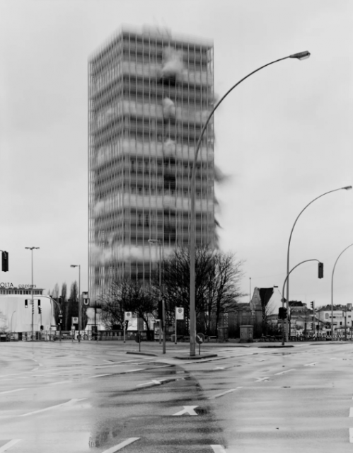 Klaus Frahm, Demolition of Millerntor-Hochhaus, Hamburg, 1996