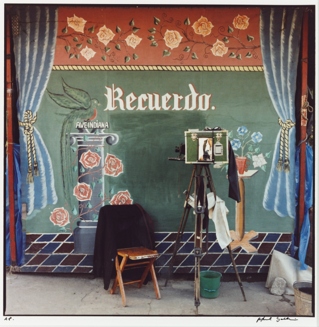 Rafael Goldchain, &quot;Itinerant Photographer's Studio (Recuerdo), Coban, Guatemala&quot;, 1987. Chromogenic print. Gift of David Angelo, 2019. © Rafael Goldchain. Courtesy of the Artist