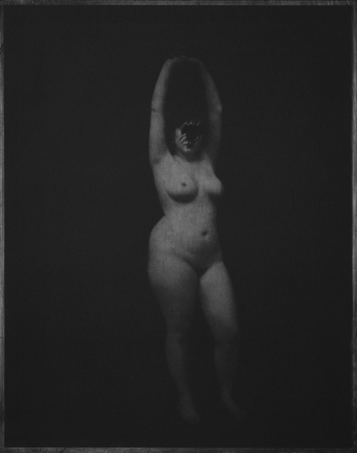 marie pierre morel, Académie 7, 2016, photogravure on paper, 26,5 x 21 cm, edition of 3 © marie pierre Morel courtesy galerie SIT DOWN