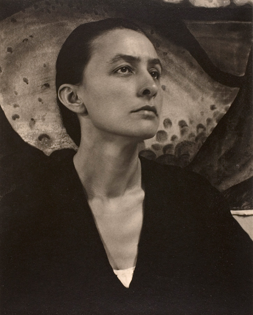 Portrait of Georgia O'Keeffe by Alfred Stieglitz in 1918, Art Institute of Chicago, Alfred Stieglitz Collection.