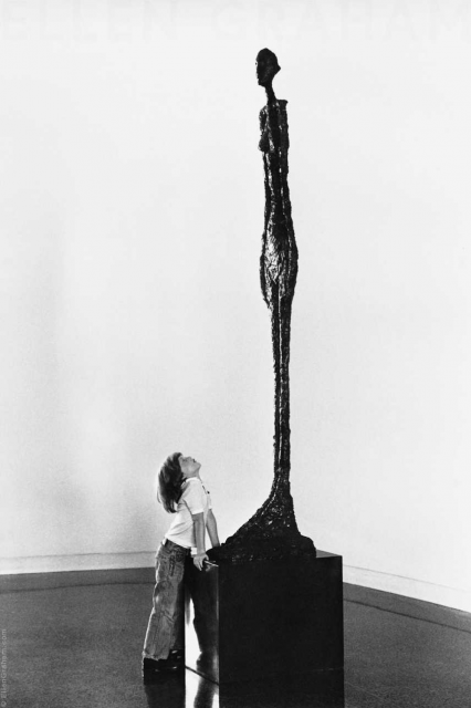 &quot;Alexis Graham, Alberto Giacometti-Grande Femme II&quot;, Pasadena, CA, 1977. @ Ellen Graham