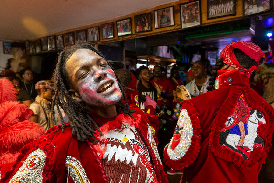 L. Kasimu Harris. Come Tuesday (Marwan Pleasant at Sportsman’s Corner), New Orleans. 2020. Inkjet print, 24 × 36&quot; (61 × 91 cm). Courtesy the artist
