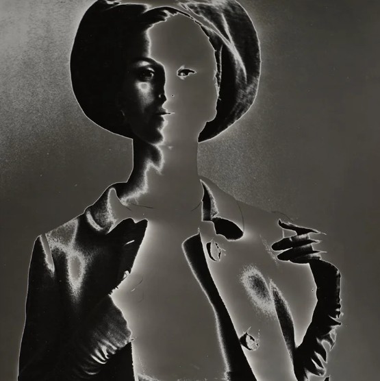 Lillian Bassman (American, 1917–2012). Solarized Fashion Study (detail), ca. 1960. Gelatin silver print. The Metropolitan Museum of Art, New York, Gift of Lizzie and Eric Himmel © Estate of Lillian Bassman