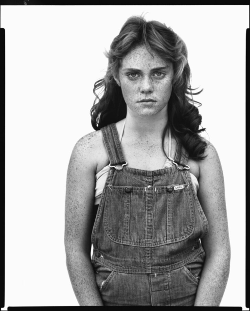 Sandra Bennett, twelve year old, Rocky Ford, Colorado, August 23, 1980. Photograph by Richard Avedon © The Richard Avedon Foundation