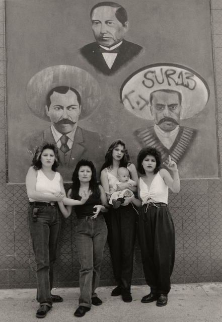 &quot;Cholos, White Fence, East Los Angeles&quot;, 1986. Graciela Iturbide (Mexican, b. 1942). The J. Paul Getty Museum, Los Angeles, Gift of Leslie and Judith Schreyer and Gabri Schreyer-Hoffman in honor of Virginia Heckert, 2017.41 © Graciela Iturbide