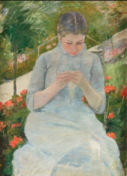 Mary Cassatt, "Jeune fille au jardin", entre 1880 et 1882. Musée d'Orsay. Legs Antonin Personnaz, 1937 © RMN-Grand Palais (musée d'Orsay) / Franck Raux