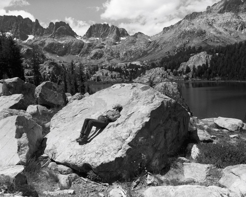 &quot;Betsy, Lake Ediza&quot;, 2015. Kelli Connell. High Museum of Art, Atlanta; Purchase with funds from the Friends of Photography © Kelli Connell