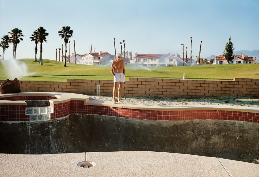 Larry Sultan, Empty Pool, from the series Pictures form Home, 1991, 40 x 50 inch archival pigment print  please inquire for additional sizes