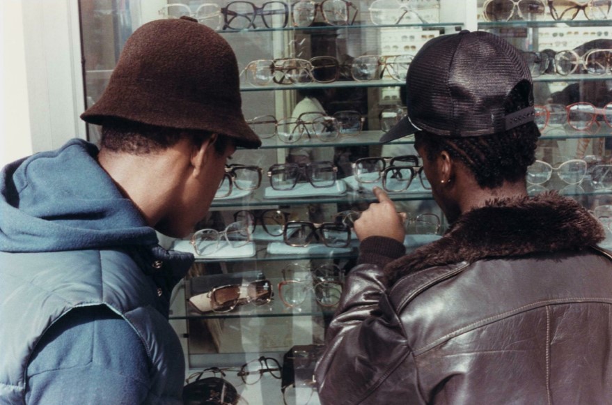 Jamel Shabazz, Window Shopping, NYC ca. 1980,
