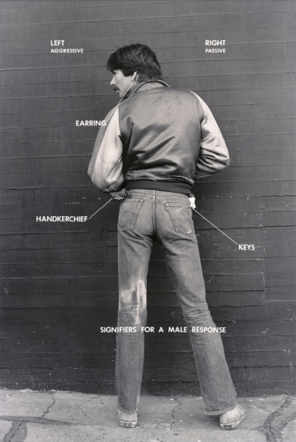 Hal Fischer, Signifiers for a Male Response, from Gay Semiotics 1977; San Francisco Museum of Modern Art, gift of Richard Lorenz; © Hal Fischer