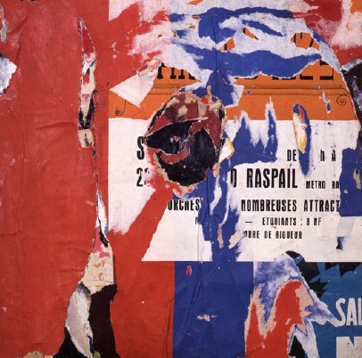 Jacques Villeglé, "Rue de l’Echaudé", 31 mai 1961 © Fonds de dotation Villeglé, ADAGP. Photo Fabienne Villeglé