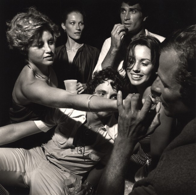 Larry Fink, Peter Beard and Friends, East Hampton, 1976
