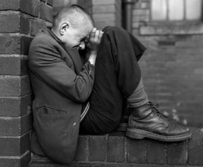 Youth on wall, Jarrow, Tyneside, 1975 © Chris Killip Photography Trust/Magnum Photos