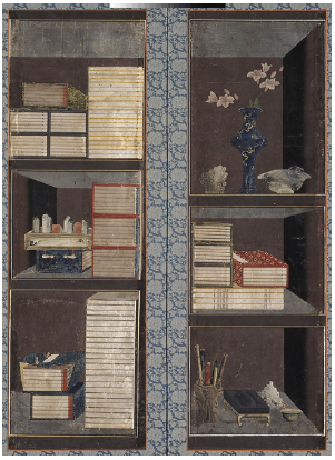 Paravent à six panneaux (détail), dynastie Yi ou Choson (1392-1910), Ancienne collection Lee U Fan, Paris, Guimet - musée national des arts asiatiques © Musée Guimet, Paris, Dist. GrandPalaisRmn / Thierry Ollivier