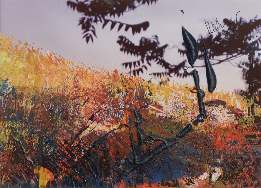 Gerghard Richter, 4.1.89, 1989, oil color photograph, 12,7 x 17,5 © Courtesy Gagosian Gallery