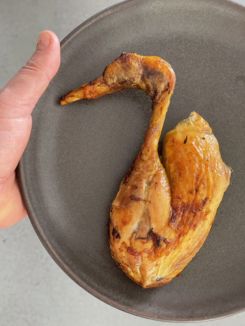 Canard poulet