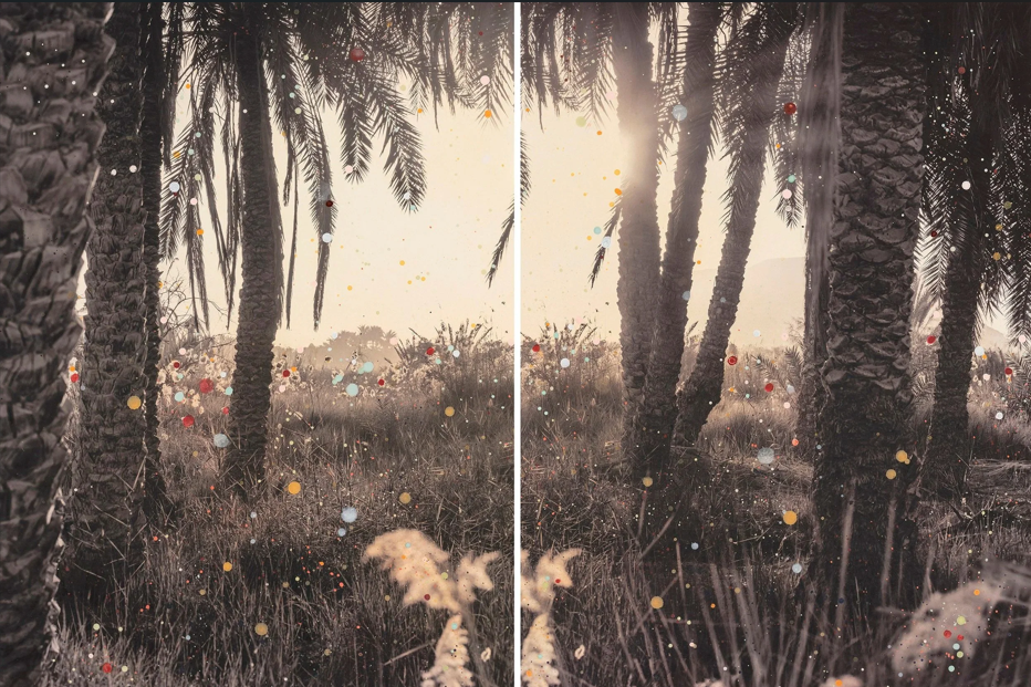 Nanna Hänninen, Sinking Fairytale Diptych #2 (Siwa Oasis), 2025 - Courtesy of the artist and Tintera.