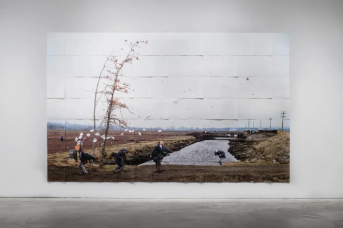 Jeff Wall  A Sudden Gust Of Wind (After Hokusai)