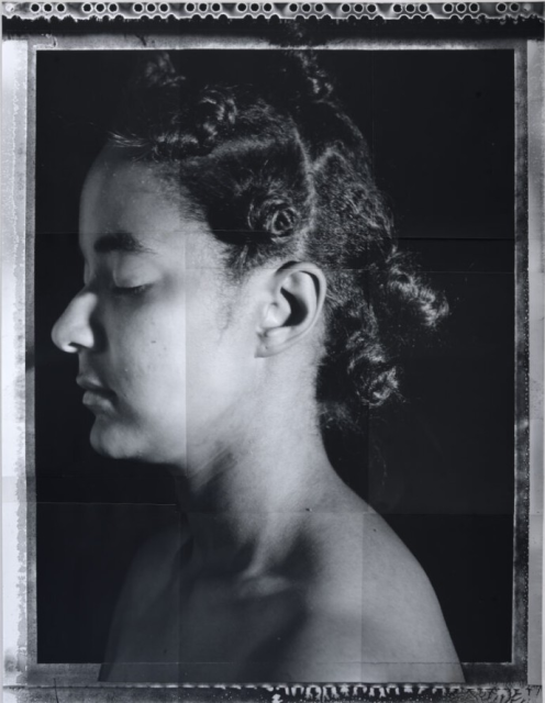 Carla Williams, "Side", from the series "How to Read Character", 1990, printed 2024; San Francisco Museum of Modern Art, Accessions Committee purchase, by exchange, through a gift of Michael D. Abrams; © Carla Williams