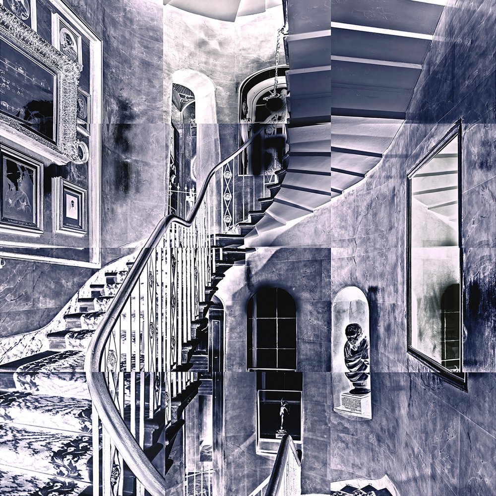 MVSEVM IX (Sir John Soane Staircase), 2020, Archival Inkjet Matt Print, Ed. of 4 + 2 AP, 235 X 235 cm