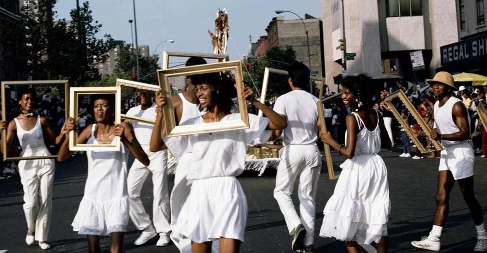Lorraine O'Grady, Art Is. . . (Troupe Front), 1983/2009. Courtesy of the artiste and Mariane Ibrahim (Chicago, Paris, Mexico City)
