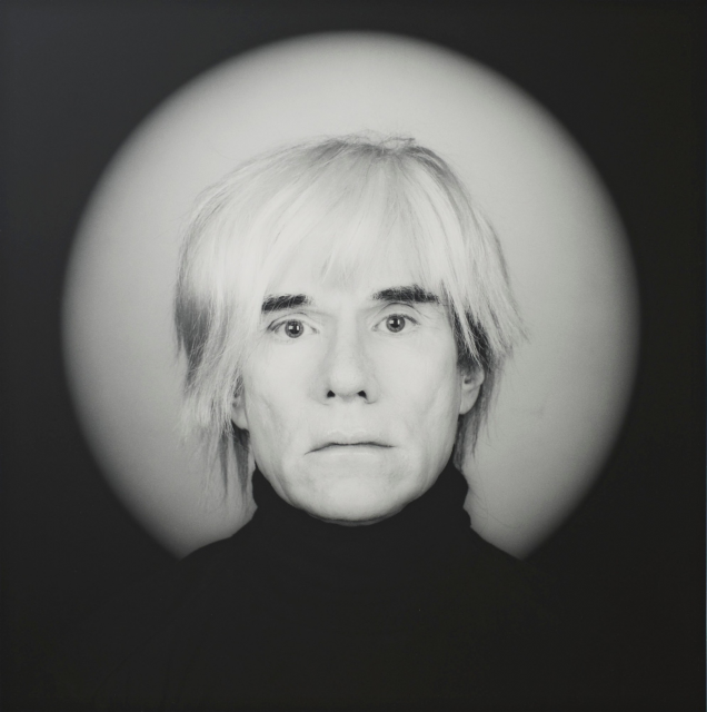 Robert Mapplethorpe, Andy Warhol, Photography Silver print,1986