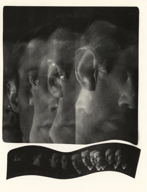 Keith Smith, Multiple Exposure with Remark (a la Picasso Etching), 1966 - Courtesy of the artist and Bruce Silverstein Gallery.