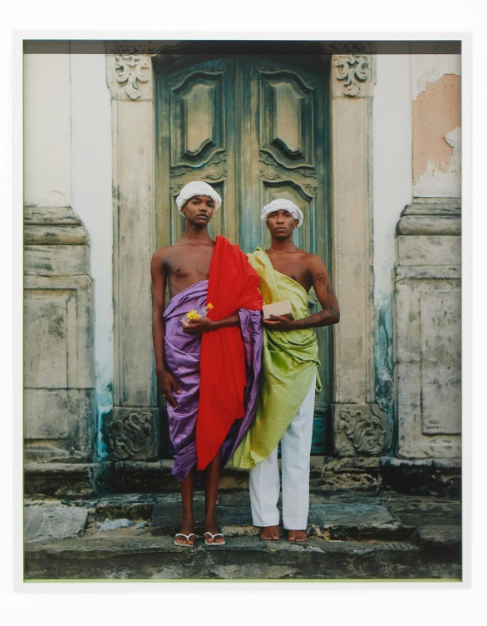 Camila Falquez , Cello as Santa Barbara (He/Him), 2024 – Courtesy of the artist and Hannah Traore Gallery