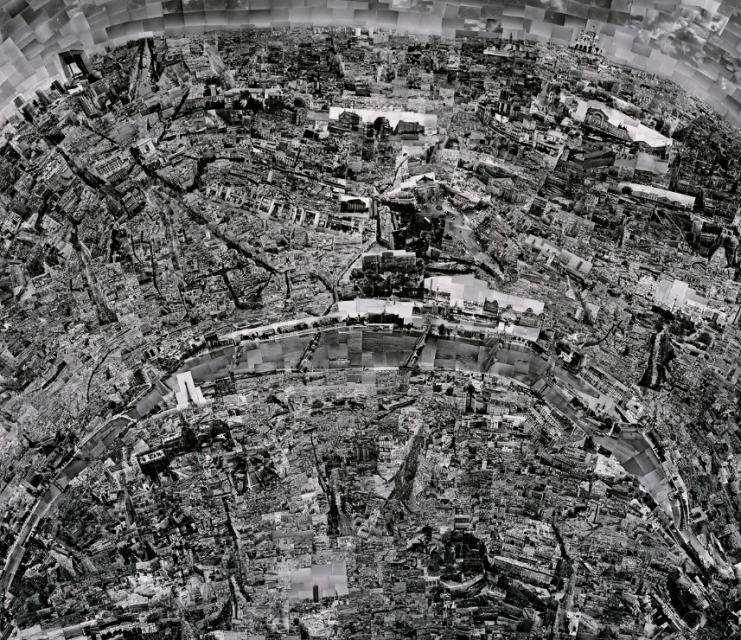 Sohei Nishino, Diorama Map Paris, 2008 - Courtesy of the artist and Michael Hoppen Gallery.