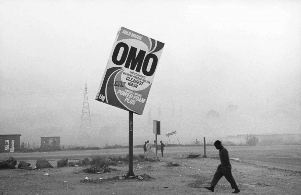 Santu Mofokeng, Winter in Tembisa, from the series "Billboards," 2004